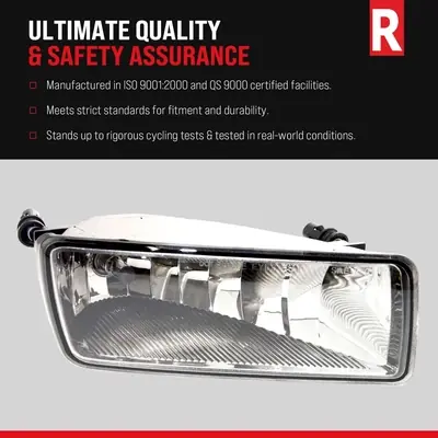 Fait Main Driver Side Fog Lamp Assembly - FO2592240