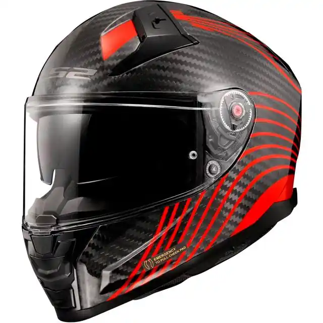 LS2 Casque FF811 VECTOR II CARBON FLUX - M Satisfait Ou Remboursé