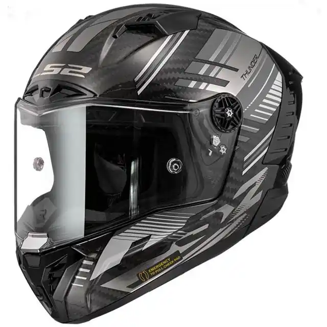 LS2 Casque FF805 THUNDER CARBON VOLT - XL Satisfait Ou Remboursé