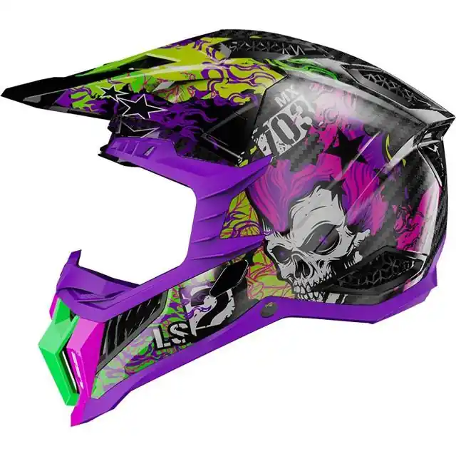 LS2 Casque cross MX703 C X-FORCE FIRESKULL Remise