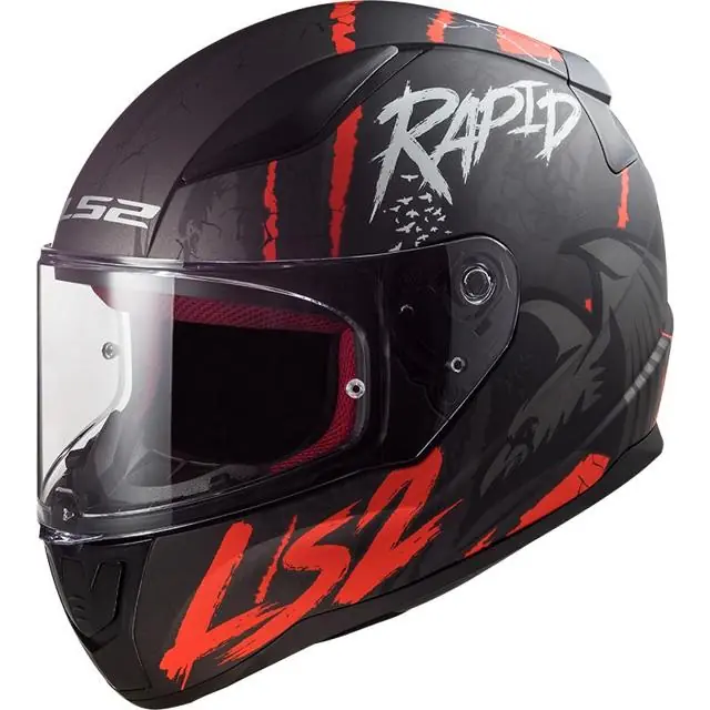 Livraison Mondiale LS2 Casque FF353 RAPID RAVEN - L