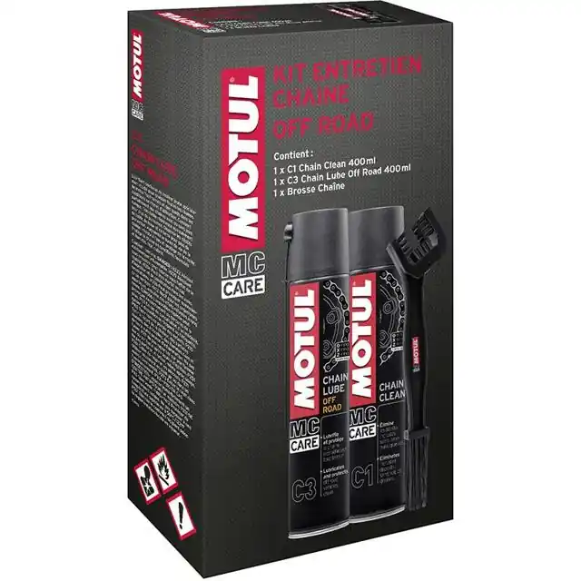Fait Main MOTUL Entretien chaîne MC Care ™ OFF ROAD KIT CHAIN MAINTENANCE (C1+C3)