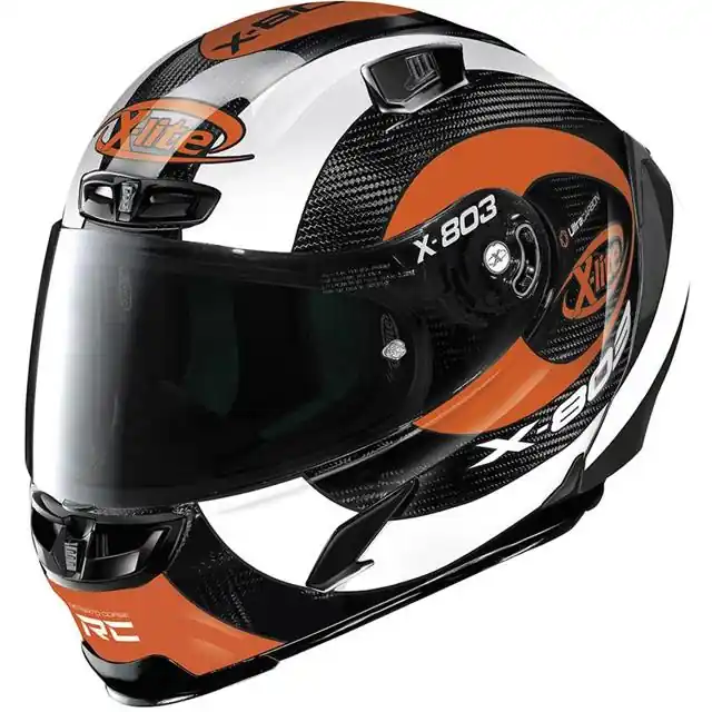 Top Vente XLITE Casque X-803 RS ULTRA CARBON HATTRICK