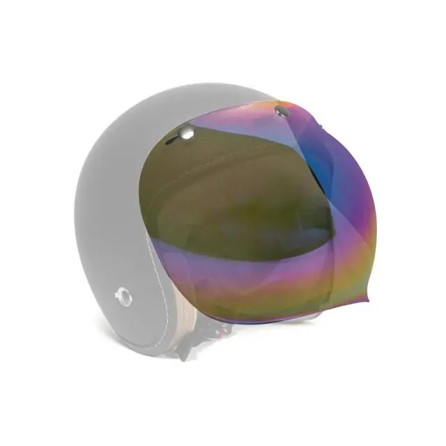 Affaire À Saisir HARISSON Visière BUBBLE 3 SNAPS IRIDIUM iridium