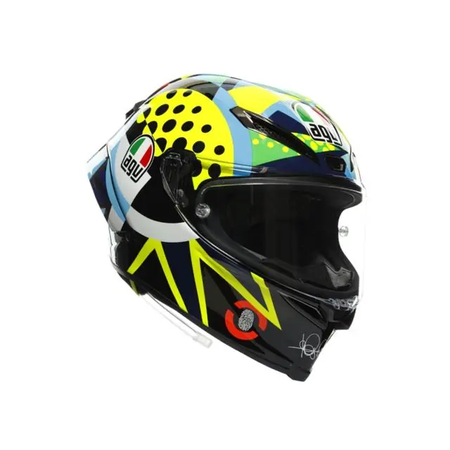 Fait Main AGV Casque PISTA GP RR LIMITED EDITION - ROSSI WINTER TEST 2020