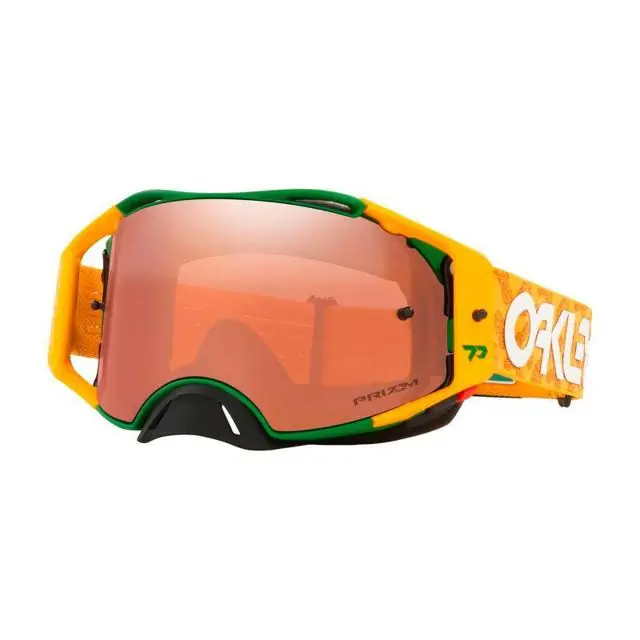 Promotion Saisonnière OAKLEY Masque cross AIRBRAKE MX TOBY PRICE SIGNATURE PRIZM MX BLACK IRIDIUM