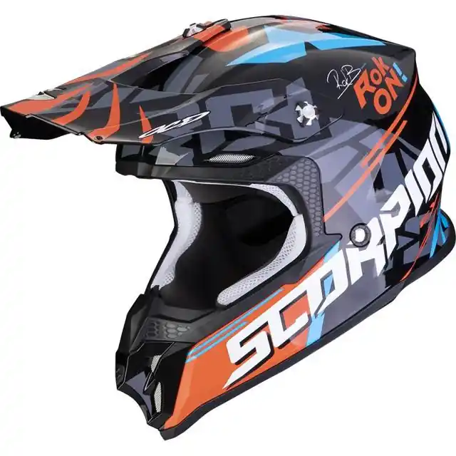 SCORPION Casque cross VX-16 EVO AIR ROK - L Artisanat