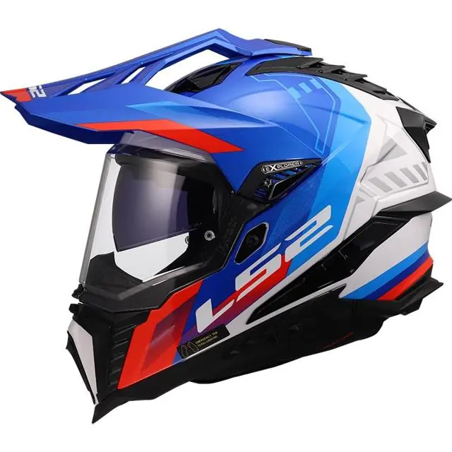 LS2 Casque crossover MX701 EXPLORER HEXA - L Achat Immédiat
