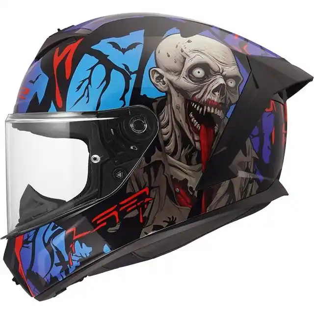 LS2 Casque FF820 RAPID III ZOMBIE II - L Certifié
