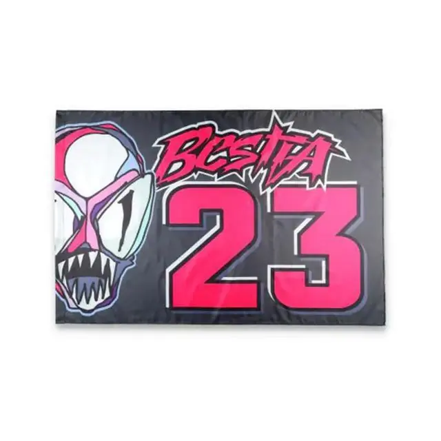 Réduction BASTIANINI Drapeau BESTIA 23 LOGO