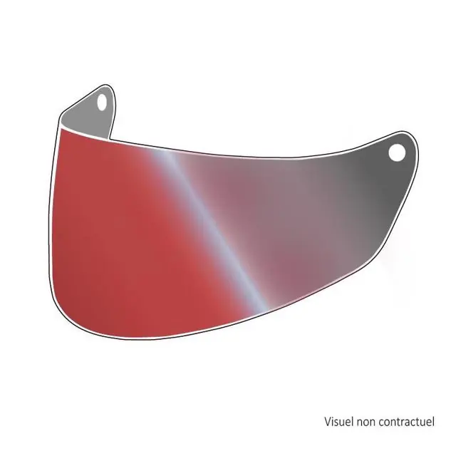 Prix Cassé SCORPION Ecran KDF-16-1 - EXO-TECH EVO/CARBON mirror Red