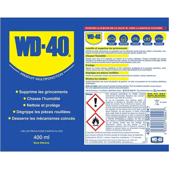 BIHR Aérosol WD40 400ml Affaire À Saisir