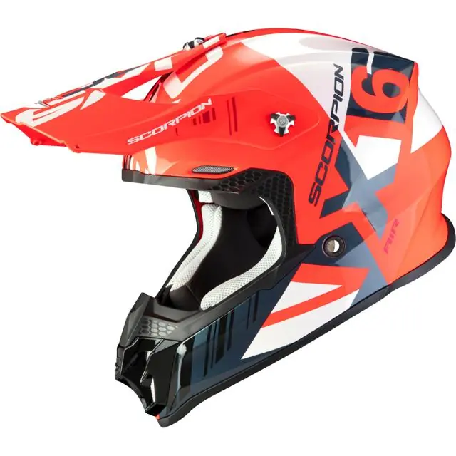 Vente Flash SCORPION Casque cross VX-16 AIR MACH - 2XL