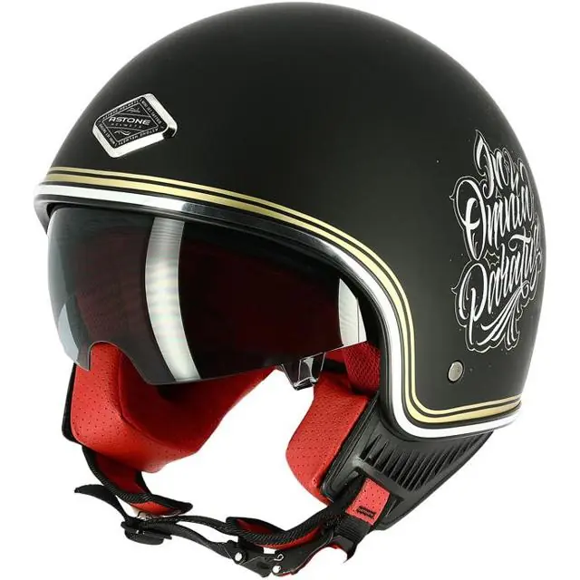Tendance ASTONE Casque MINIJET 66 TATTOO MEMENTO MORI