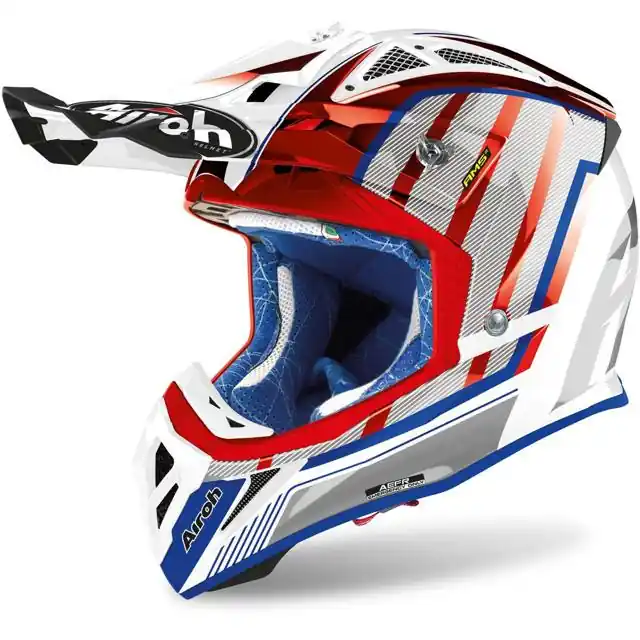 AIROH Casque cross AVIATOR 2.3 AMS² GLOW Vente Flash