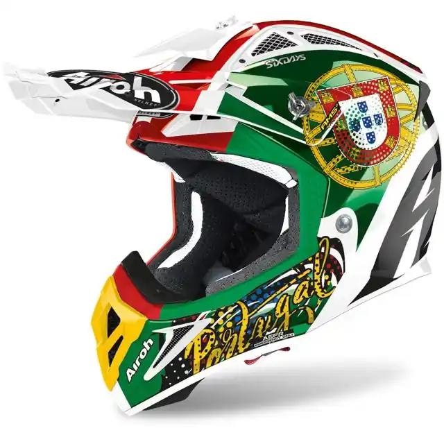 AIROH Casque cross AVIATOR 2.3 AMS² SIX DAYS 2019 PORTUGAL Expédié Aujourd’hui