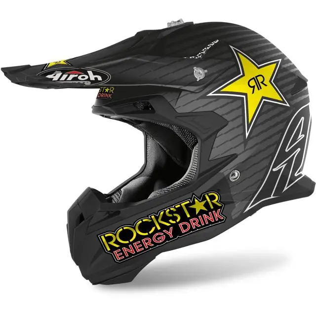AIROH Casque cross TERMINATOR OPEN VISION ROCKSTAR 2020 Achat Immédiat