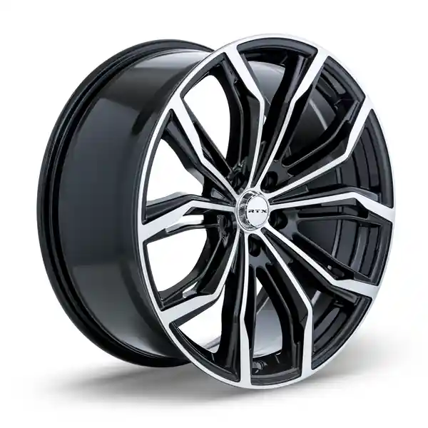 RTX Black Widow 18x8 5x115 42 70.3 Black Machined Solde