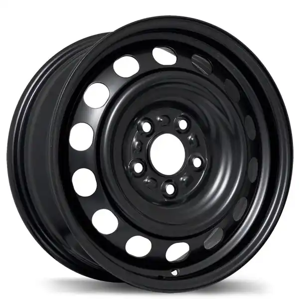 Steel / Acier Steel Wheel 16x6.5 5x112mm +46 57.1mm Black Meilleure Vente