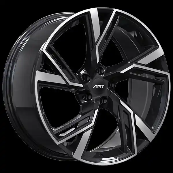 ART Replica 230 20x9.0 5x112 25 66.5 Gloss Black - Machined Face Achat Immédiat