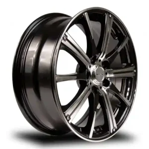 Haute Qualité RTX Spark 15x6 4x100 45 73.1 Black Machined