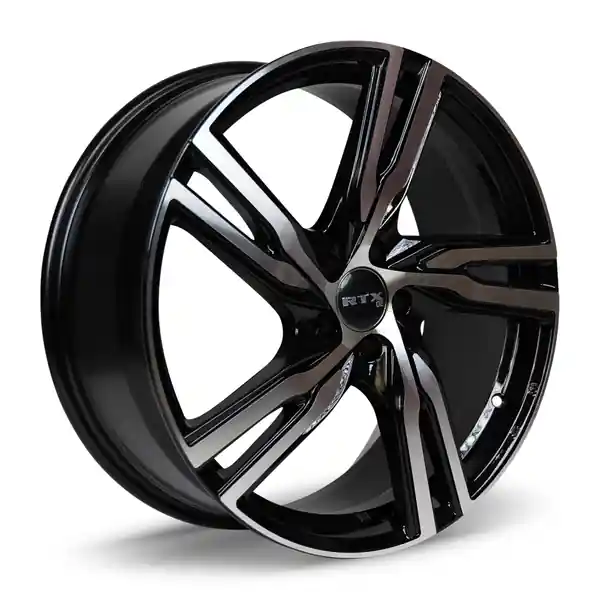RTX Gothenburg 20x8 5x108 45 63.4 Gloss Black Machined Gros Lot