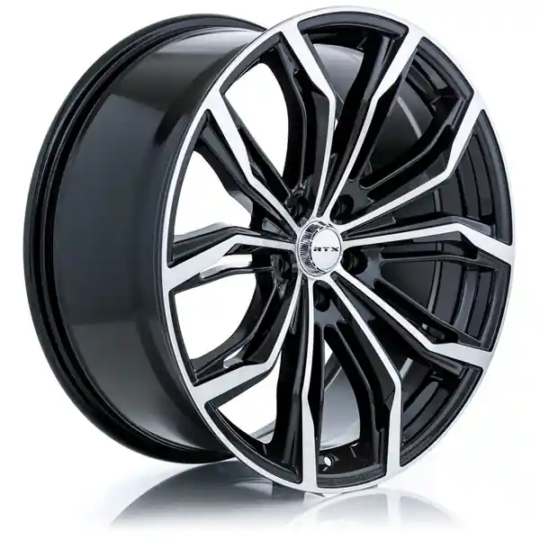 RTX Black Widow 18x8 5x120 35 74.1 Black Machined Meilleure Qualité