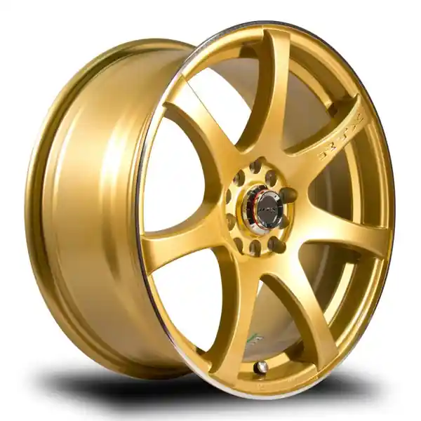 Gros Lot RTX Ink 17x7.5 5x100 / 5x114.3 42 73.1 Gold Machined