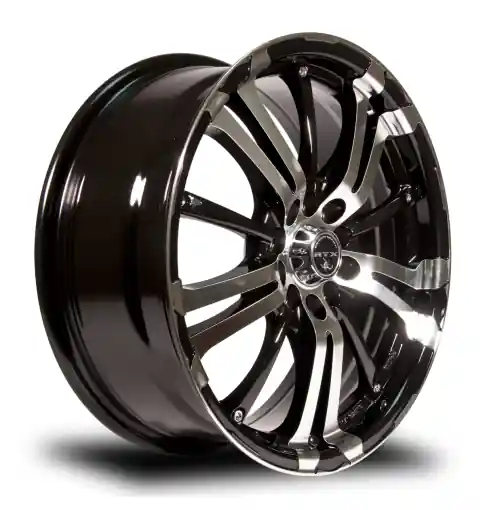 RTX Arsenic 17x7 5x100 / 5x114.3 42 73.1 Black Machined Offre Spéciale