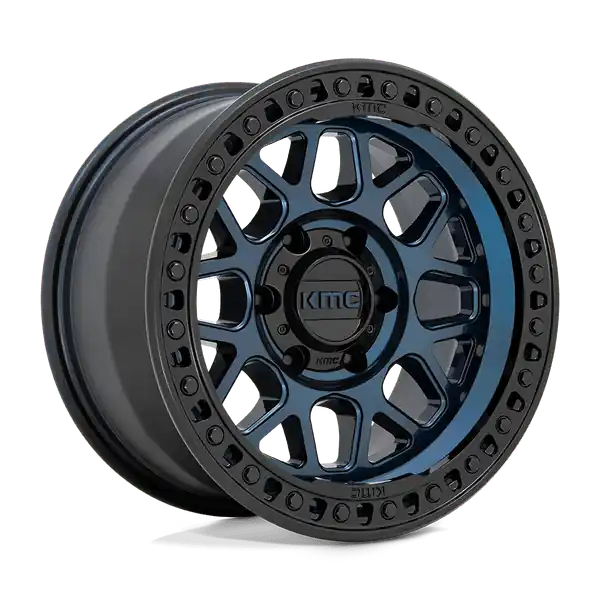 KMC Km549 Grs 17x8.5 8x165.1 0 125.1 Midnight Blue With Gloss Black Lip Must-Have