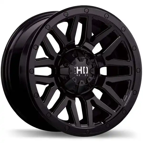 Vente Directe Fast HD Series Menace 20x9.0 6x135mm +15 87.1 Gloss Black