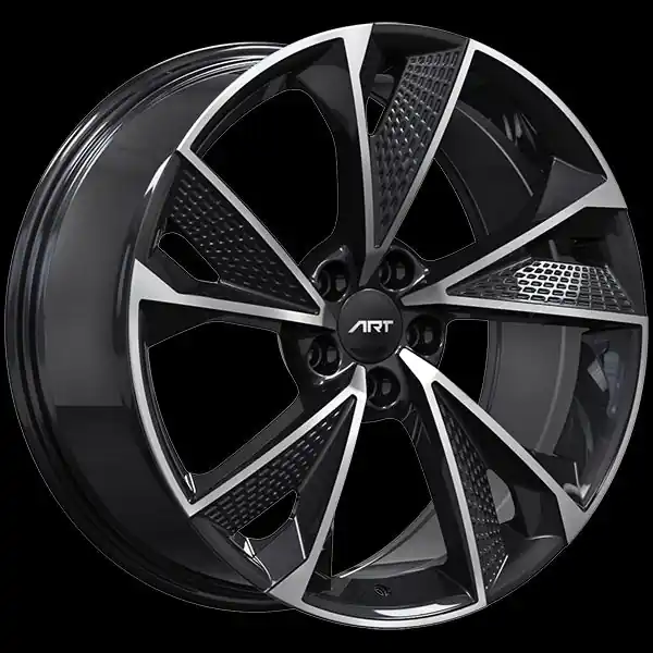 ART Replica 231 19x8.5 5x112 35 66.5 Gloss Black - Machined Face Promotion Saisonnière