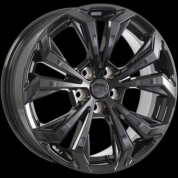 ART Replica 338 18x7.0 5x114.3 35 60.1mm Gloss Black Promotion Saisonnière