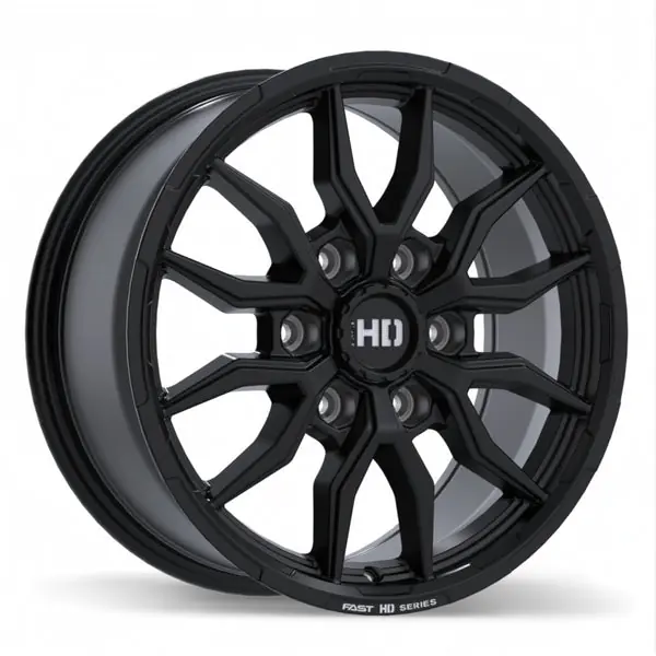 Affaire À Saisir Fast HD Grit 17x8.0 6x135mm +44 87.1mm Satin Black with Milling