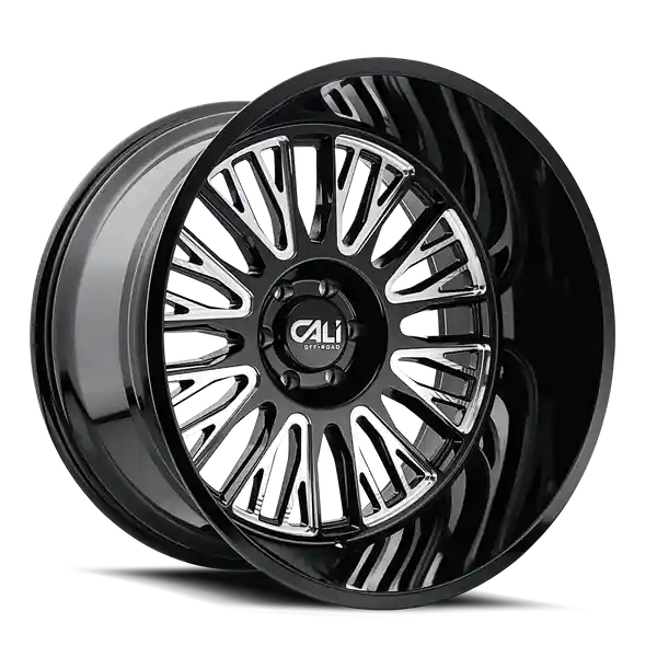 Premium Cali Off-road Vertex 9116 20x10 6x135 -25 87.1 Gloss Black Milled
