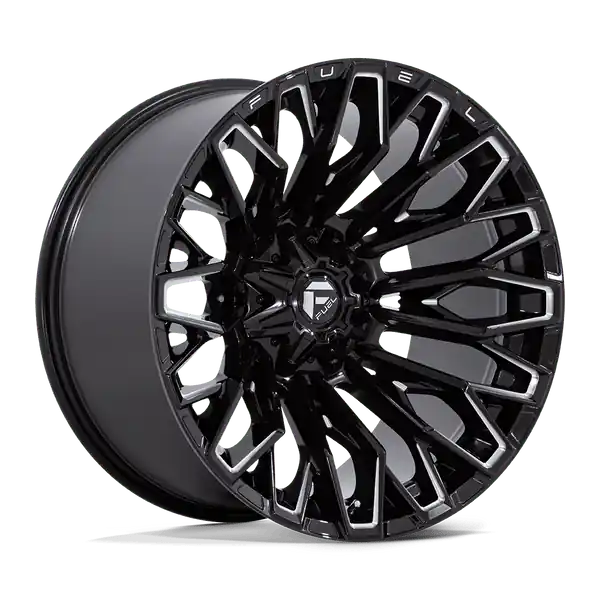 Fuel 1PC Fc865 Strike 22x12 8x170 -44 125.1 Gloss Black Milled Petit Prix