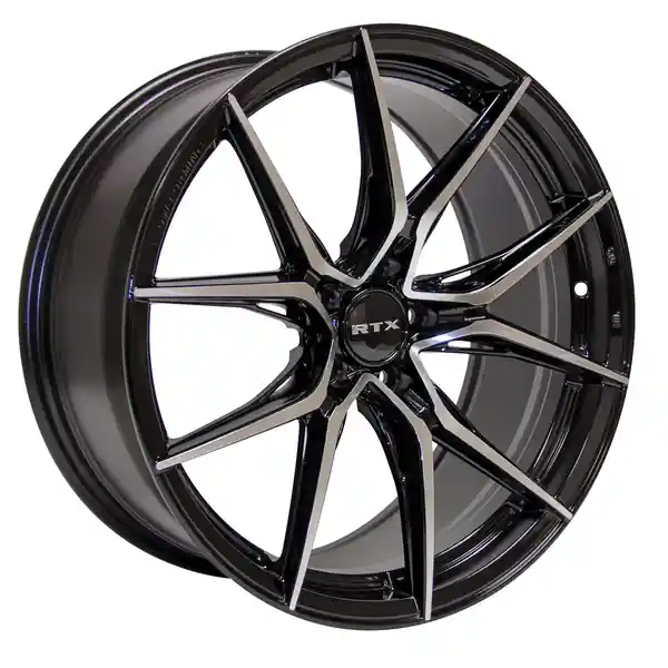Offre Spéciale RTX Slick 19x8.5 5x114.3 42 73.1 Black Machined