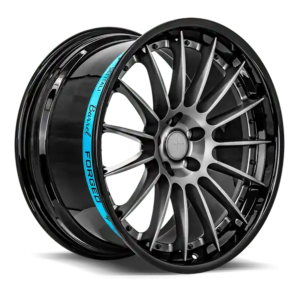 Acheter En Ligne Sentali Barrel Forged SB2 19x8.5 5x120 35 72.6 Gloss Black Lip / Matte Gunmetal Centre