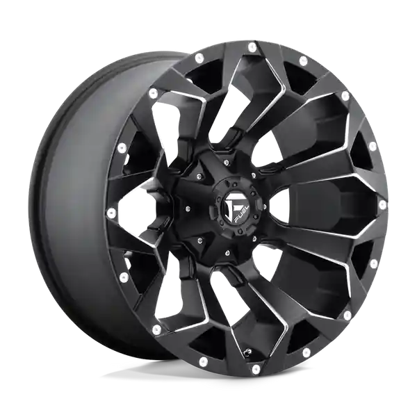 Fuel Off-Road D546 Assault 18x9 6x135 / 6x139.7 -12 106.1 Matte Black Milled Meilleure Vente