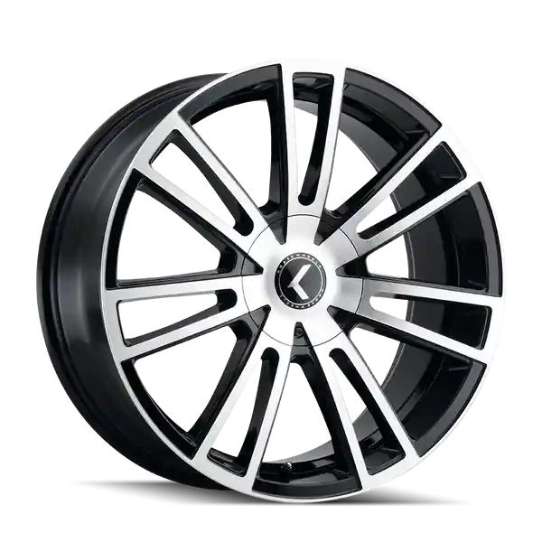 Kraze Spectra Kr183 18x8 5x115 5x120 40 74.1 Gloss Black Machined Dernier Modèle