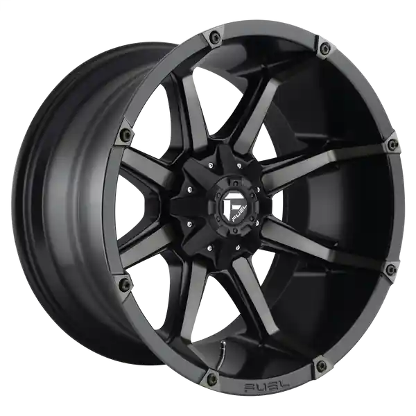 FUEL OFF-ROAD D556 COUPLER 20X9 8X180 20 124.2 MATTE BLACK DOUBLE DARK TINT Must-Have