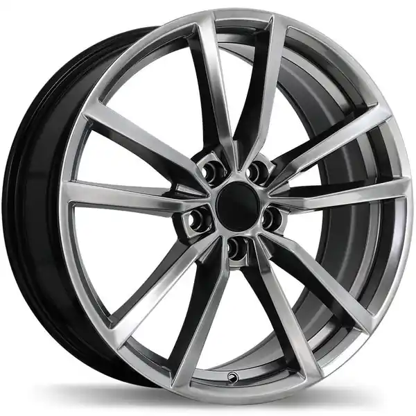 Acheter Direct Replika R195 18x8.0 5x112mm +45 66.5 Dark Hyper Silver