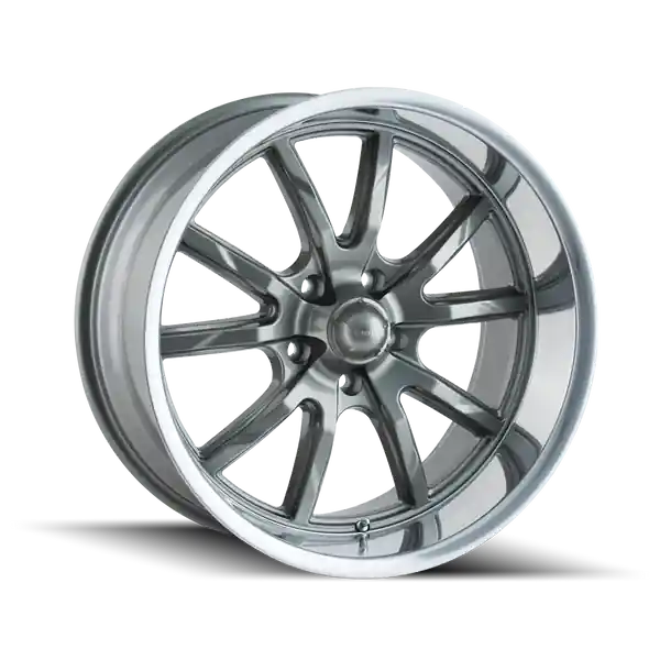 Commande En Gros Ridler 650 18x8 5x114.3 0 83.82 Grey / polished Lip