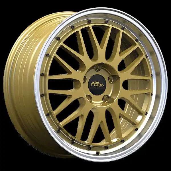 Prix Promo 720 Form FF14 17x7.5 5x114.3 35 73.1 Gold - Machined Lip