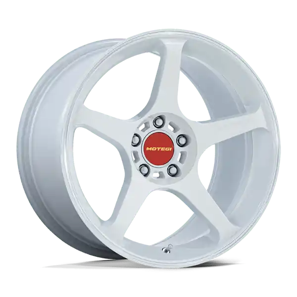 Gros Lot Motegi Mr159 Battle V 18x8.5 5x100 30 56.15 Matsuri White Pearl W/ Machined Lip Stripe
