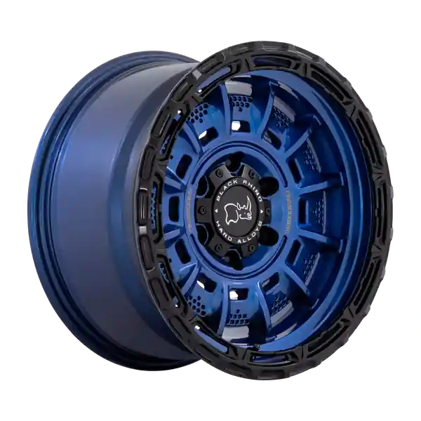 Jusqu’à Épuisement Des Stocks Black Rhino Legion 20x10 8x180 -18 124.2 Cobalt Blue With Black Lip