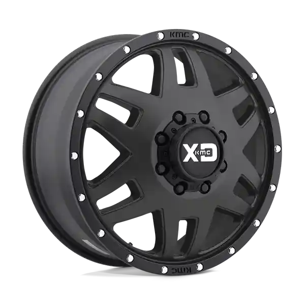XD Xd130 Machete Dually 17x6.5 8x200 -155 142 Satin Black With Reinforcing Ring Nouvelle Collection