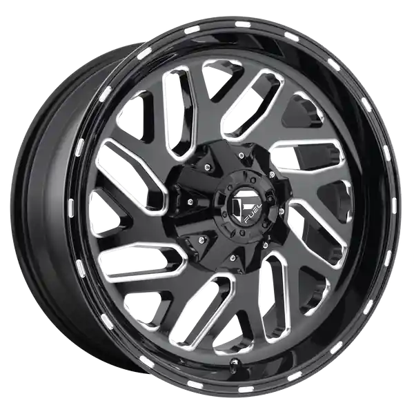 Pas Cher FUEL OFF-ROAD D581 TRITON 22X10 8X170 -18 125.1 GLOSS BLACK MILLED