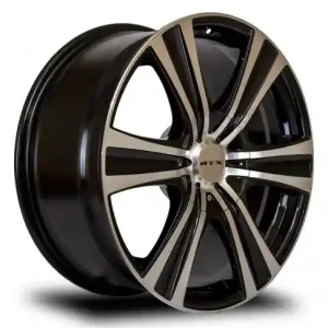 RTX Aspen 18x8 5x114.3 / 5x127 35 73.1 Black Machined Produit De Marque
