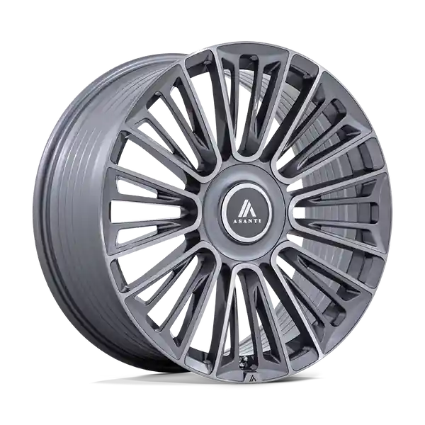 Nouveauté Asanti Black Ab049 Premier 24x10 5x112 / 5x120 20 74.1 Anthracite Brushed